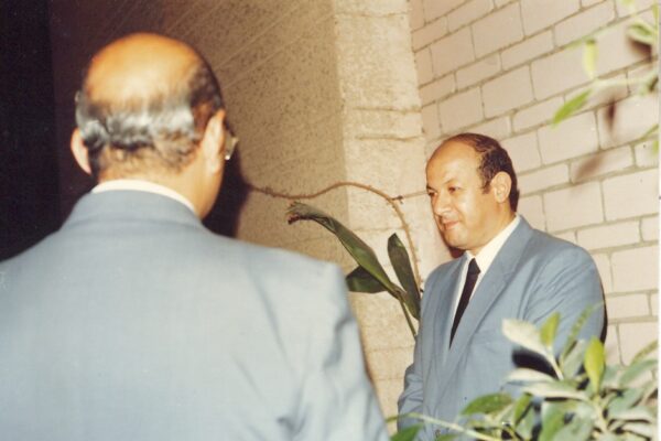 د.حازم ابراهيم مع د.عبد القادر كوشك