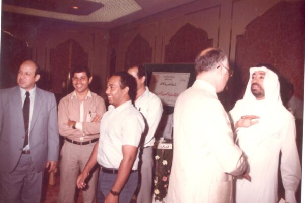 الدكتور حازم إبراهيم مع صالح لمعى والمشاركين فى اللجنة