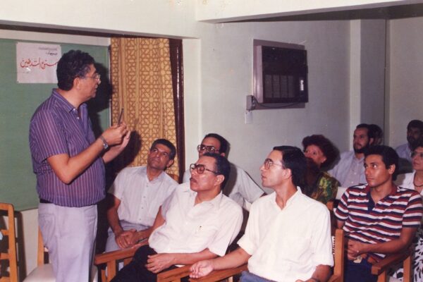 المهندس جمال بكري يعرض اعماله في الامسية المعمارية بالمركز الأثنين الأول من شهر يوليو 1987