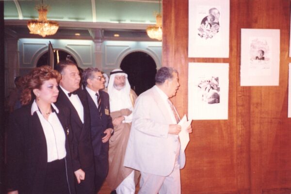 سيادة الوزير د.عبد القادر كوشك و د.عبد الباقي في افتتاح المعرض