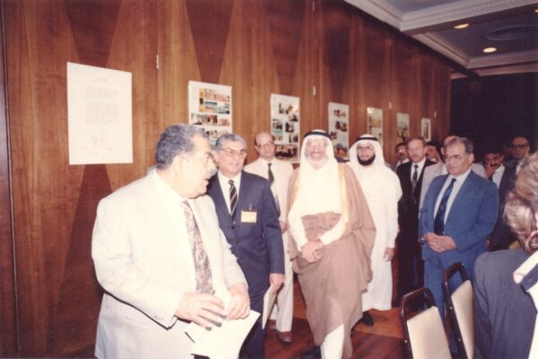 سيادة الوزير د.عبد القادر كوشك و د.عبد الباقي و د.ابو زيد راجح في افتتاح المعرض
