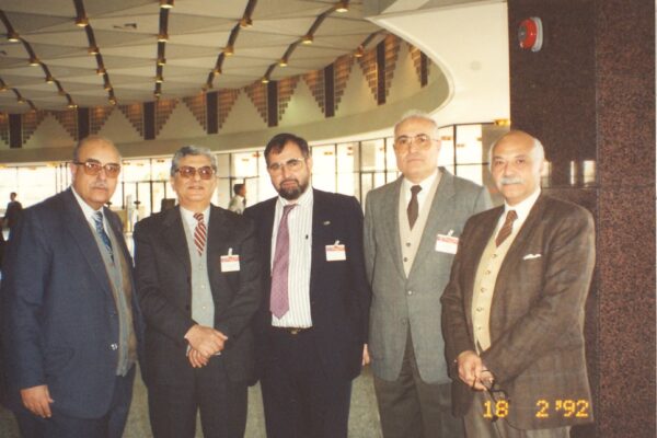 مع د. محمد كامل و د. صالح لمعي و د.عبد الواحد وكيل و م. صلاح حجاب